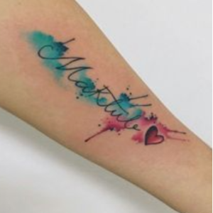 Lettering - Acuarela